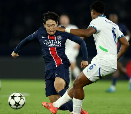 PSG, 이강인 활약에도 PSV와 1-1 무승부