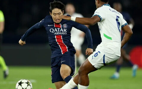 PSG, 이강인 활약에도 PSV와 1-1 무승부