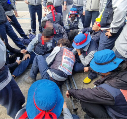 한화오션, 막대한 이익에도 하청노동자 외면... 노사 갈등 격화