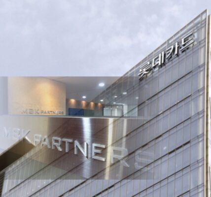 롯데카드 본사 전경. MBK파트너스 인수 이후 6년간 겉으로는 자산 성장을 이뤘지만, 실속 없는 경영으로 순이익은 급감하고 건전성 지표는 악화되고 있다는 분석이 나온다.