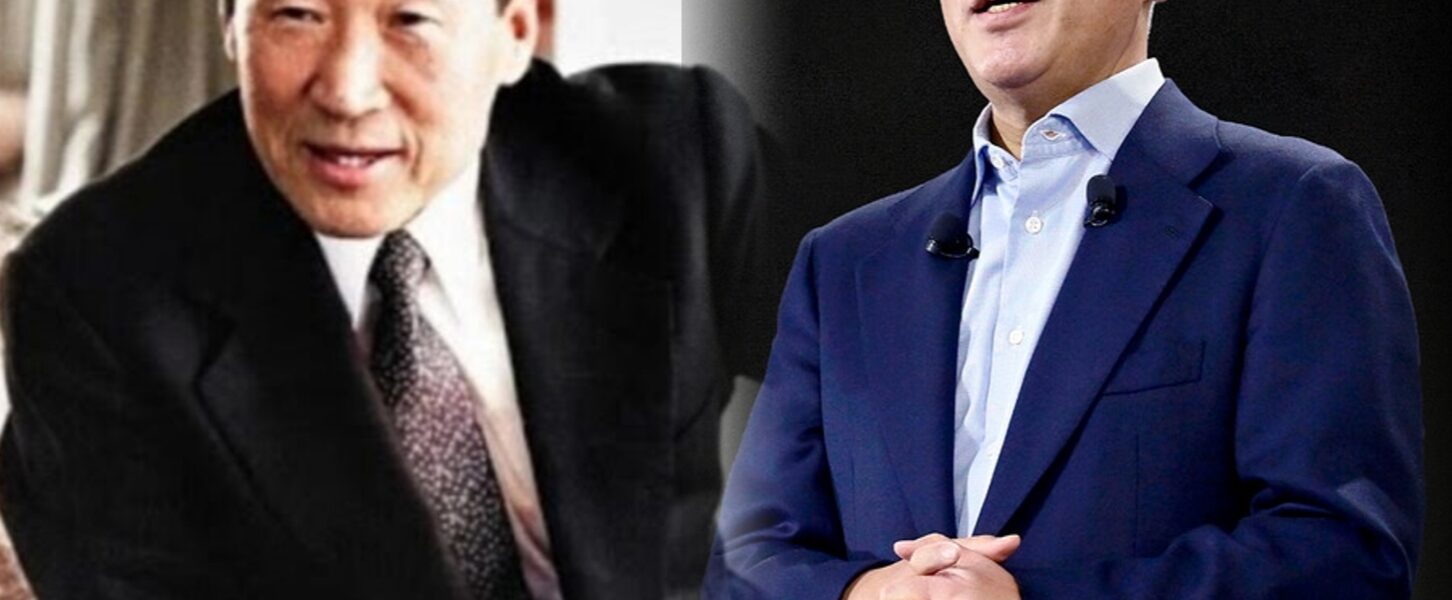 좌측: 현대차그룹의 창업주 정주영 회장. 고객을 위한 희생을 강조하며 직접 현장에서 직원들과 헌신했던 그의 경영 철학은 오늘날 현대차 성장의 밑거름이 됐다. 우측: 정주영 회장의 손자이자 현 현대차그룹을 이끄는 정의선 회장. '인류를 향한 진보'를 기치로 미래 모빌리티 시대를 선도하지만, 노동자 35억 원 손해배상 판결로 기업의 사회적 책임에 대한 의문이 제기되고 있다.