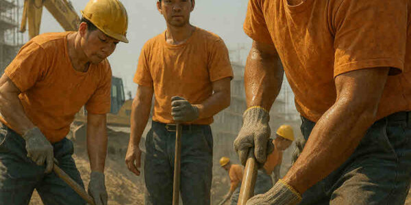 민주노총은 11일 폭염으로 인한 온열질환자 급증에도 불구하고 폭염 예방 규칙 통과가 지연된 것에 대해 규개위와 정부의 책임을 물으며 강력히 규탄했다. 이들은 모든 노동자에게 폭염 대책을 확대 적용하고 작업 중지권을 실질적으로 보장할 것을 촉구했다. 사진=쳇GPT