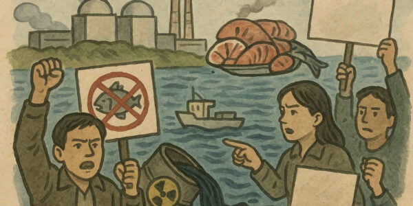 환경운동연합은 일본 정부의 수산물 수입규제 해제 요청에 대해 국민 건강권 수호를 강조하며, 후쿠시마 오염수 투기 중단 및 국제적 대응을 촉구했다. 이들은 일본산 식품에서 지속적으로 방사성 물질이 검출되는 현실을 근거로 수입금지 조치 유지의 필요성을 역설했다. 사진=쳇GPT