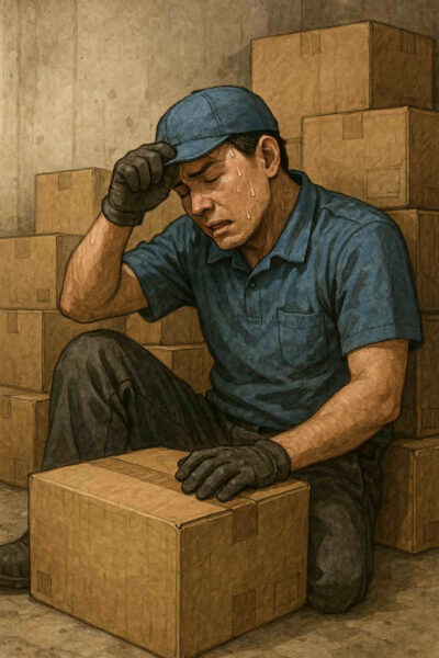 한국노총 전국연대노동조합 택배산업본부가 최근 연이은 택배기사 과로사를 지적하며, '수입 감소 없는 주5일 근무'와 '쉴 권리 보장'을 요구했다. 이들은 택배사들이 2021년 '과로사 방지 사회적 합의'를 제대로 이행하지 않고 있으며, CJ대한통운의 '작업중지권'과 같은 대책은 현장에서 적용하기 어려운 보여주기식 정책이라고 비판했다. 사진=쳇GPT