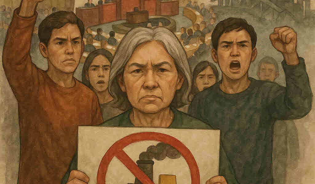 환경운동연합이 국회에서 발의된 K-스틸법에 대해 실질적 탄소 감축 의무가 부재하고 핵발전 지원의 우회 통로로 악용될 수 있다며 재정비를 촉구했다. 단체는 법안이 철강산업의 탄소중립 전환을 돕는다는 명분 아래 SMR 등 위험한 에너지원 도입을 가능하게 하여 국민 안전을 위협할 수 있다고 주장했다. 사진=쳇GPT