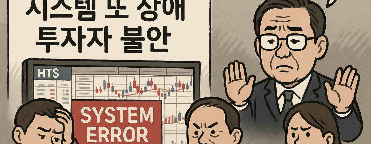 키움증권 HTS에서 지난 4월 대규모 시스템 장애 사태 이후 또 다시 오류가 다시 발생해 투자자들의 불안감이 고조되고 있다. 키움증권 측은 여전히 시스템 문제에 대한 책임을 회피하고 있어 투자자들의 불만을 사고 있다. 사진=쳇GPT