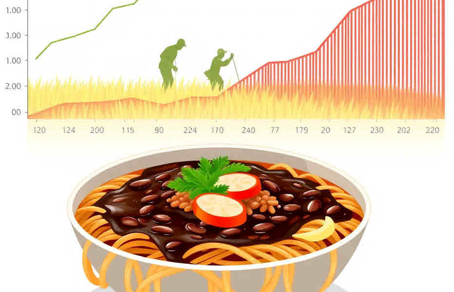 이병진 의원은 쌀값이 폭등했다는 언론 보도에 대해, 20년간 짜장면 값이 두 배 넘게 오른 것에 비해 쌀값은 37% 상승하는 데 그쳤다며 '폭등'이 아닌 '회복'으로 표현하는 것이 적절하다고 주장했다. 그는 쌀값이 농민 생존권과 식량안보를 위한 최소한의 수준이며, 쌀값 논쟁은 이 같은 관점에서 접근해야 한다고 강조했다. 사진=AI이미지