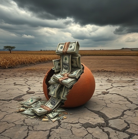 국회 농해수위 윤준병 의원 자료에 따르면 2020년부터 2025년 6월까지 농업정책자금 중 총 2,065억 원이 부적격 대출로 집행된 사실이 드러났다. 특히 대출기관 귀책으로 인한 규정 위반 대출이 700억 원을 넘어, 부실한 심사 기준과 안일한 절차 관리에 대한 근본적인 개선이 시급하다는 지적이다. 사진=AI 이미지