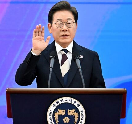 이재명 대통령 취임선서[사진=국회사진기자단 사진 캡처]