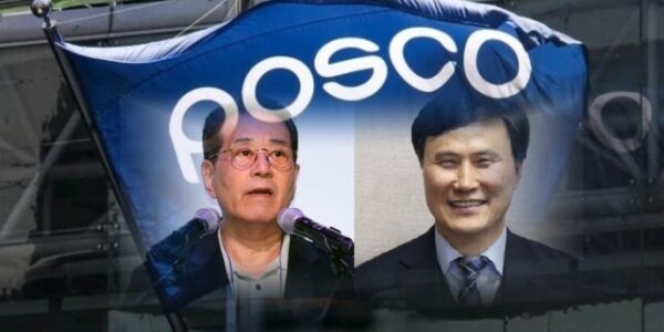 (왼) 장인화 포스코그룹 회장 (오) 이희근 포스코 대표이사 사장