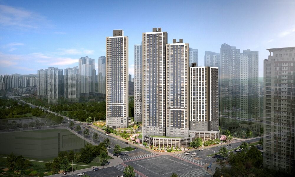 'e편한세상 동탄역 어반원' 단지 투시도