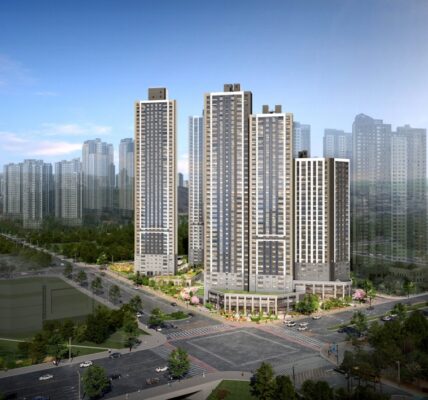 'e편한세상 동탄역 어반원' 단지 투시도