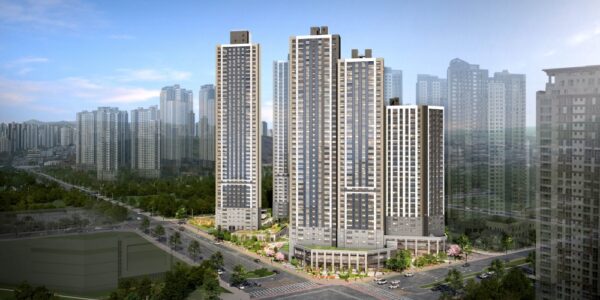 'e편한세상 동탄역 어반원' 단지 투시도