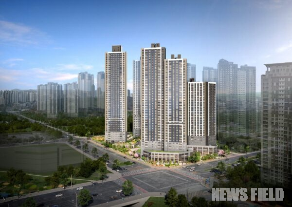 'e편한세상 동탄역 어반원' 단지 투시도