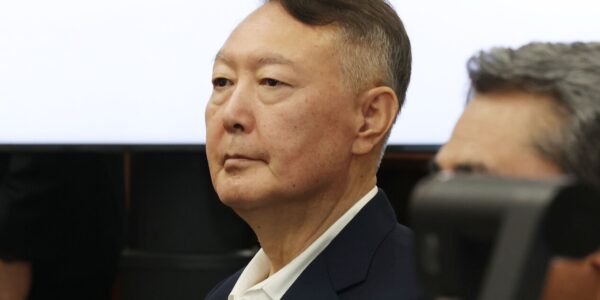 사진공동취재단 = 윤석열 전 대통령이 지난해 9월26일 서울 서초구 서울중앙지법에서 열린 특수공무집행방해, 직권남용 권리행사방해 등 혐의 사건 첫 공판에 출석해 있다.