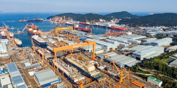 한화오션 거제사업장.