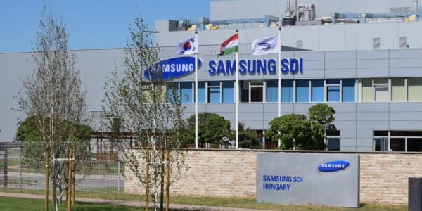 헝가리에 위치한 삼성SDI 전기차 배터리 생산 공장 외관. / 삼성SDI 제공