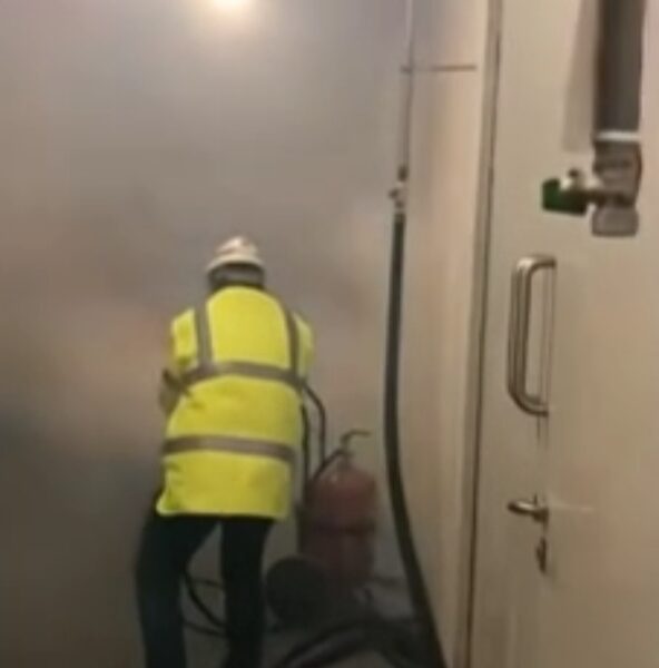 SK온 헝가리 공장 배터리 셀 시험 중 폭발