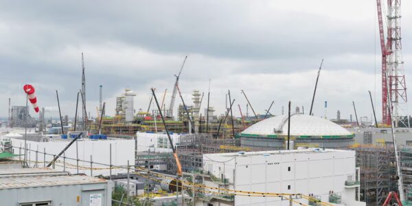 에쓰오일은 울산 온산국가산업단지 내에 건설 중인 ‘샤힌 프로젝트’를 올해 기계적으로 완공할 예정이다. 현재 공정률은 95% 수준으로, 시운전을 거쳐 본격 가동된다. /에쓰오일 제공