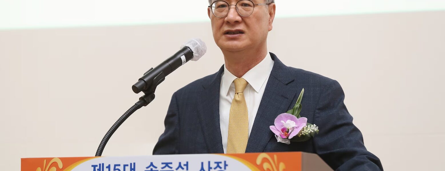 주석 한국석유공사 신임 사장이 5일 울산 본사에서 열린 취임식에서 취임사를 하고 있다. 사진=한국석유공사 제공