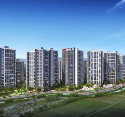 힐스테이트 초곡 조감도.