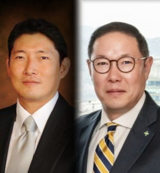 조현준(왼쪽) 효성그룹 회장과 조현상 HS효성그룹 부회장. 사진=효성, 그래픽=뉴스필드
