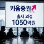 키움증권, 하루 만에 계열사 1050억 의결…550억은 ‘오너 2세’ 김동준 대표 계열사가 받고 굴린다