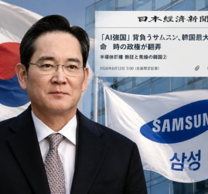 닛케이가 지난 12일 이재용 삼성전자 회장 등 총수들이 정권에 동원되고 있다고 보도했다.