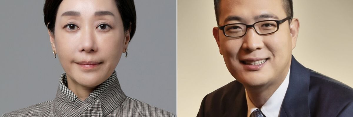 구지은 그래핀스퀘어 기타비상무이사(전 아워홈 부회장·왼쪽)와 김동선 한화M&S 미래전략총괄 사장. (출처=아워홈·한화M&S)